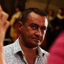 Камиль Ларин на съемках сериала "Квартет И по Амстелу"