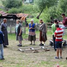 На съемках фильма "Иерей-Сан. Исповедь самурая"