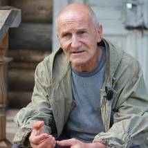 Петр Мамонов на съемках фильма "Иерей-Сан"