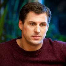 Игорь Ботвин на съемках фильма "Отец поневоле"
