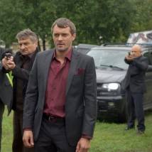 Павел Трубинер на съемках фильма "Бывших не бывает"