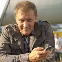 Сергей Горобченко на съемках фильма "Бывших не бывает"