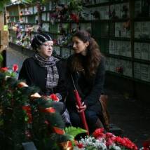 Ольга Волкова на съемках фильма "Под каблуком"
