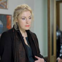 Мария Шукшина на съемках сериала "Своя чужая"