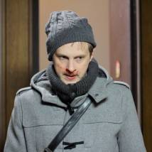 Андрей Феськов на съемках сериала "Своя чужая"