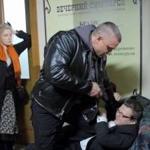 Владимир Епифанцев на съемках сериала "Своя чужая"