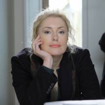 Мария Шукшина на съемках сериала "Своя чужая"