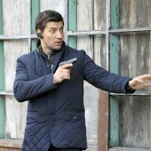 Александр Устюгов на съемках сериала "Ментовские войны 8"