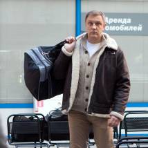 Сергей Горобченко на съемках сериала "Чужой"