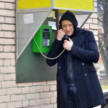 Сергей Горобченко на съемках сериала "Чужой"