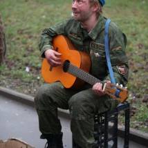 Дмитрий Куличков на съемках фильма "Грешник"