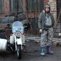 Дмитрий Мухамадеев на съемках фильма "Грешник"