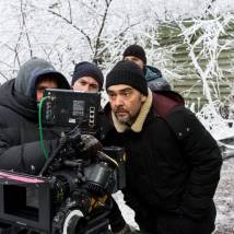 Дмитрий Константинов на съемках фильма "Грешник"