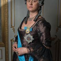 Наталья Суркова на съемках сериала "Великая"