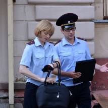 Юлия Вайшнур и Антон Эльдаров в сериале "Москва. Три вокзала 7"
