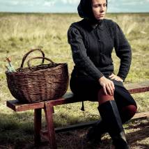 Екатерина Гусева на съемках фильма "Тальянка"