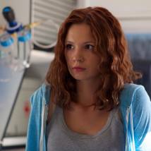Лина Шишова на съемках сериала "Самара 2"
