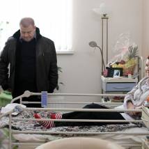 Сергей Селин и Вера Сотникова на съемках сериала "Лучшие враги"