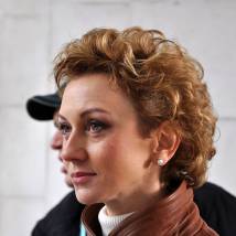Римма Зюбина на съемках сериала "Позднее раскаяние"