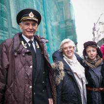 Василий Лановой, Алиса Фрейндлих на съемках фильма "Линия Марты"