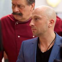 Дмитрий Нагиев на съемках фильма "Кухня в Париже"