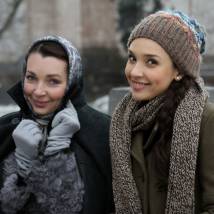 Ольга Дибцева и Наталия Антонова на съемках сериала "Метод Фрейда 2"