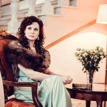 Ольга Погодина на съемках сериала "Власик. Тень Сталина"