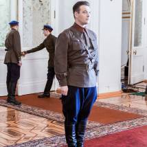 Константин Милованов на съемках сериала "Власик. Тень Сталина"