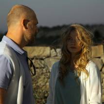 Светлана Ходченкова и Денис Шведов на съемках фильма "Авантюристы"