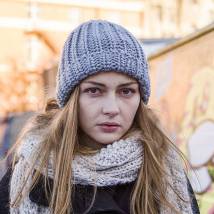 Татьяна Казючиц на съемках фильма "Женщина в беде"