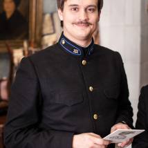 Александр Домогаров-мл. на съемках альманаха "Елки 1914"