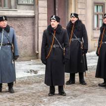 На съемках фильма "Елки 1914"