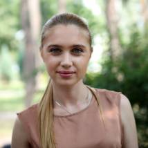 Анна Андрусенко на съемках сериала "Мажор"