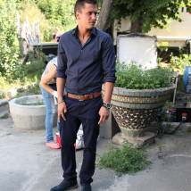 Павел Прилучный на съемках сериала "Мажор"