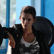 Паулина Андреева на съемках сериала "Метод"