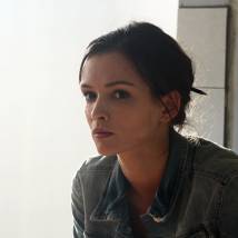 Паулина Андреева на съемках сериала "Метод"