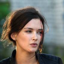 Паулина Андреева на съемках сериала "Метод"