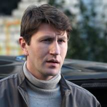 Евгений Волоцкий на съемках сериала "Метод"