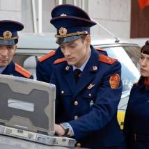 Анатолий Горячев, Алена Константинова на съемках сериала "Обратная сторона луны 2"