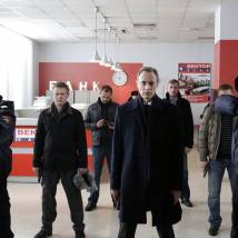 На съемках фильма "Обмен"