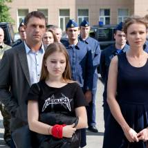 Софья Хилькова, Владимир Вдовиченков и Мария Миронова в сериале "Родина"