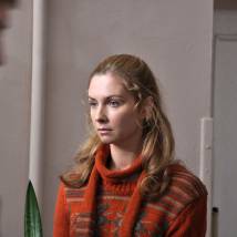 Елена Радевич на съемках сериала "Дом с лилиями"