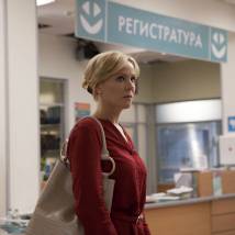 Мария Куликова на съемках сериала "Склифосовский 3"