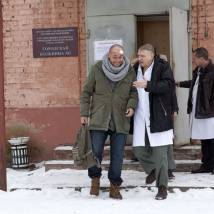 Максим Аверин на съемках сериала "Склифосовский 3"