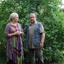 Леонид Окунев и Марина Яковлева на съемках фильма "Чужая жизнь"