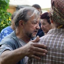 Леонид Окунев на съемках фильма "Чужая жизнь"