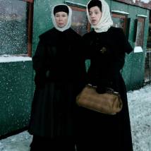 Екатерина Тарасова и Евгения Симонова на съемках сериала "Куприн"