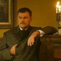 Михаил Пореченков на съемках сериала "Куприн"