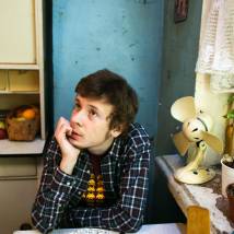 Сергей Белов на съемках фильма "Москва никогда не спит"