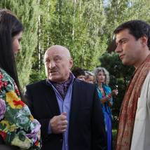 Николай Чиндяйкин, Прохор Дубравин на съемках сериала "Год в Тоскане"